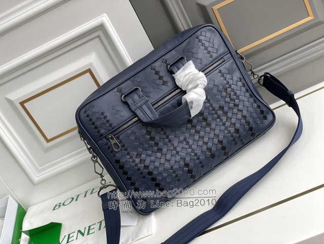 Bottega veneta高端男包 98028 寶緹嘉手工編織原廠進口胎牛皮男士手袋 BV經典款男士手提公事包  gxz1370